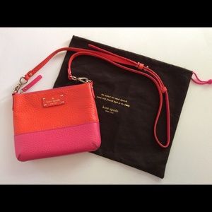 KATE SPADE Crossbody Bag Pink & Orange Purse